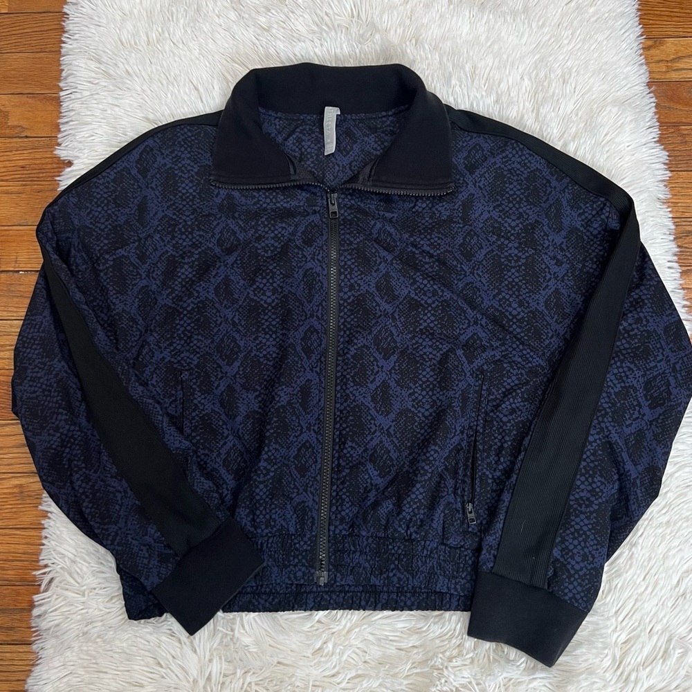 Athleta Brooklyn Python Track Jacket, Athletic Si… - image 4